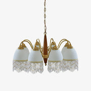 Aurora Chandelier Tassel Glass Vintage - Blowlighting