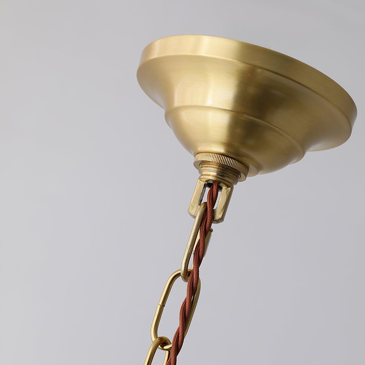 Aurora Chandelier Tassel Glass Vintage - Blowlighting