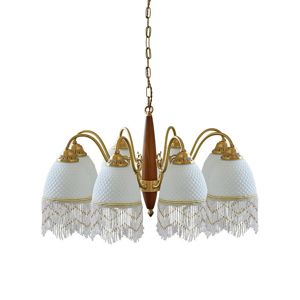 Aurora Chandelier Tassel Glass Vintage - Blowlighting