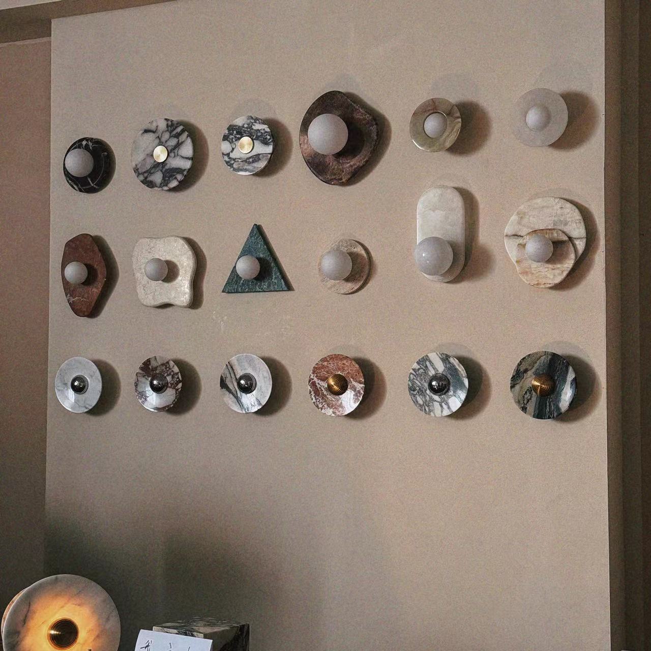Messier Marble Wall Lamp - Blowlighting