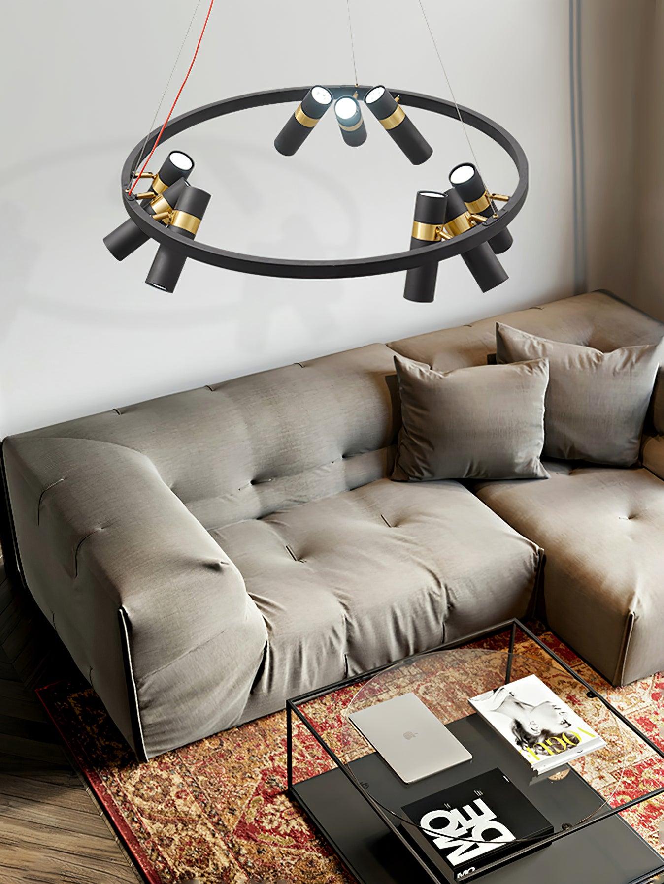 Nova Industrial Acrylic Chandelier - Blowlighting