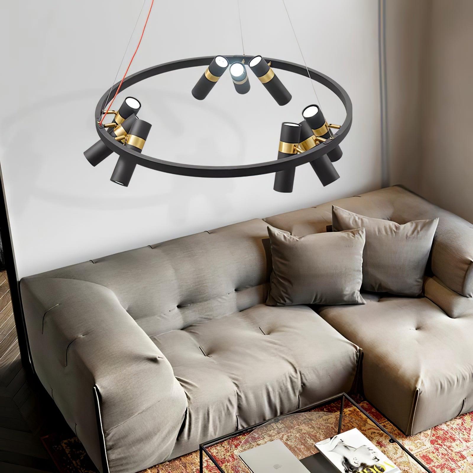 Nova Industrial Acrylic Chandelier - Blowlighting