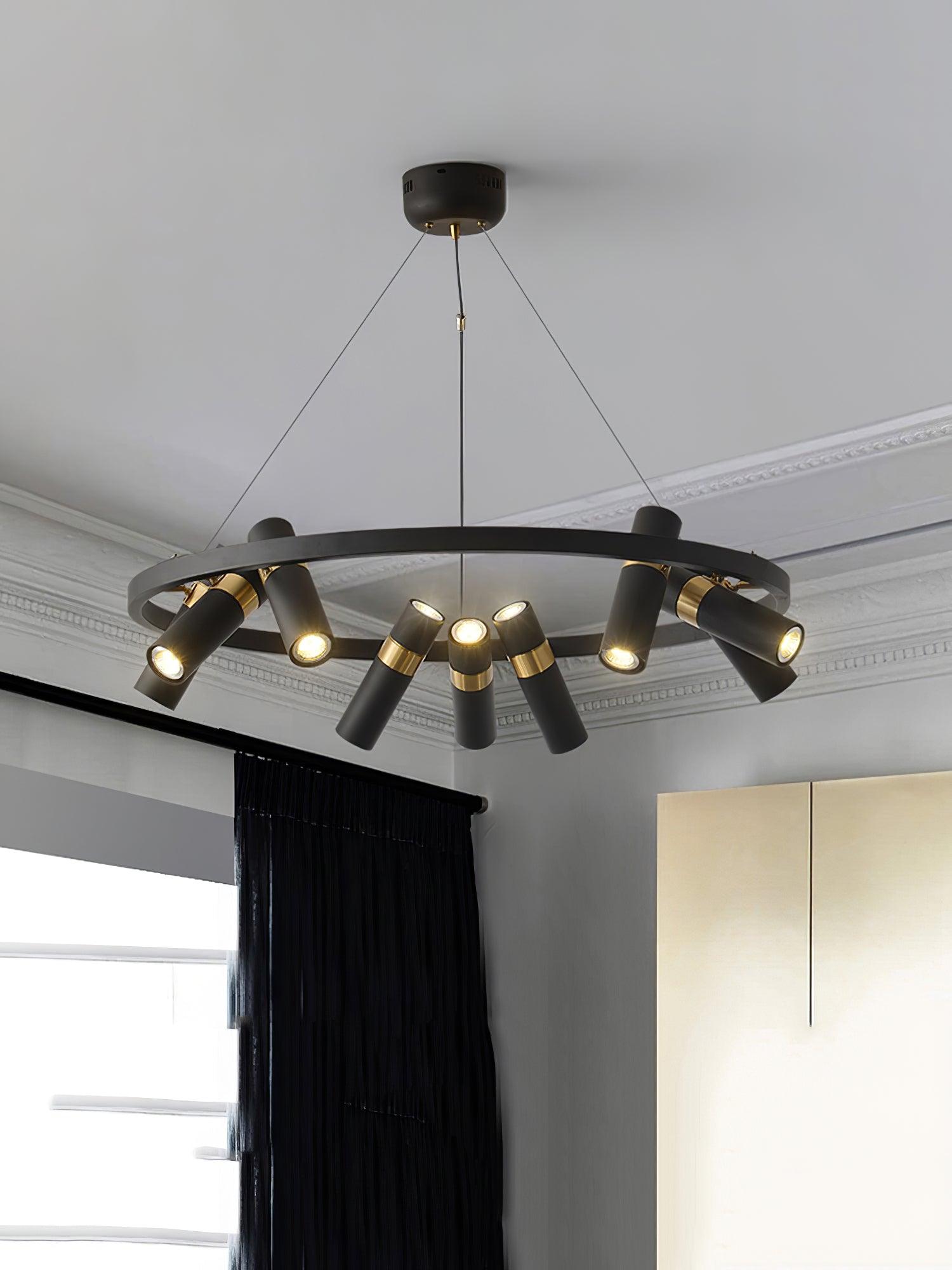 Nova Industrial Acrylic Chandelier - Blowlighting
