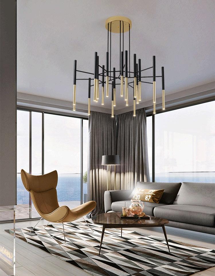 Tubular Chandelier - Blowlighting