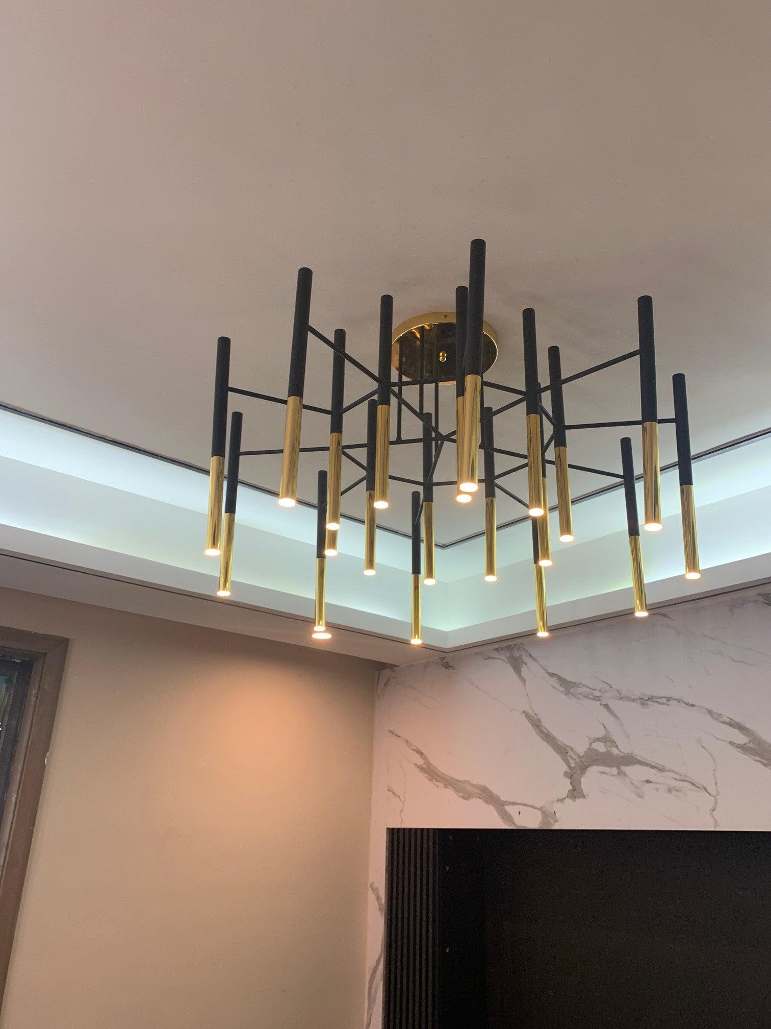 Tubular Chandelier - Blowlighting