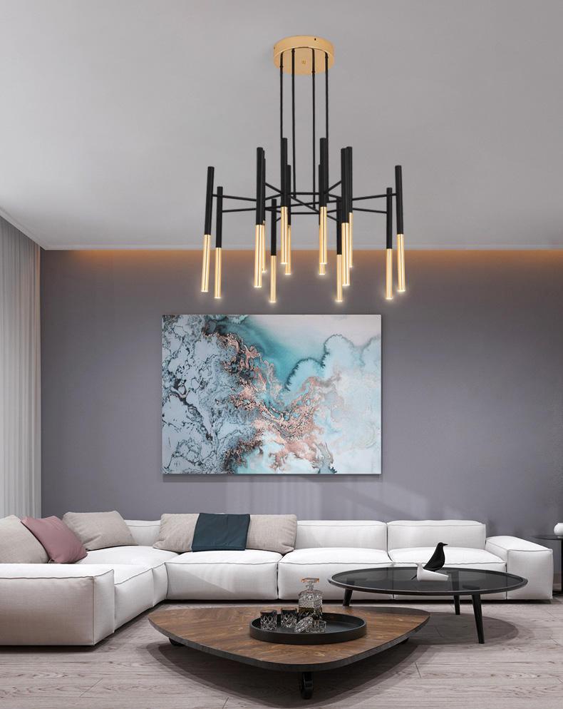 Tubular Chandelier - Blowlighting