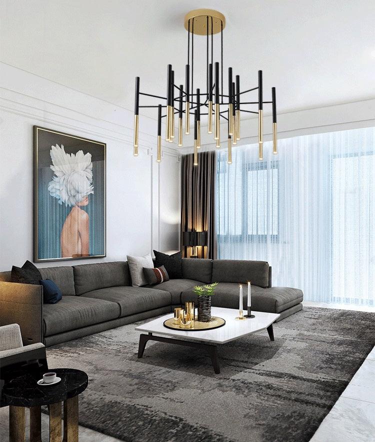 Tubular Chandelier - Blowlighting