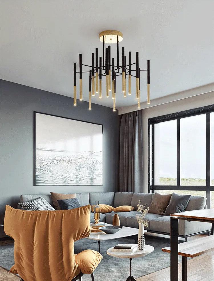 Tubular Chandelier - Blowlighting