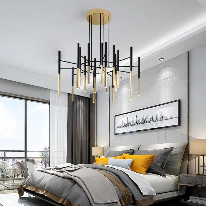Tubular Chandelier - Blowlighting