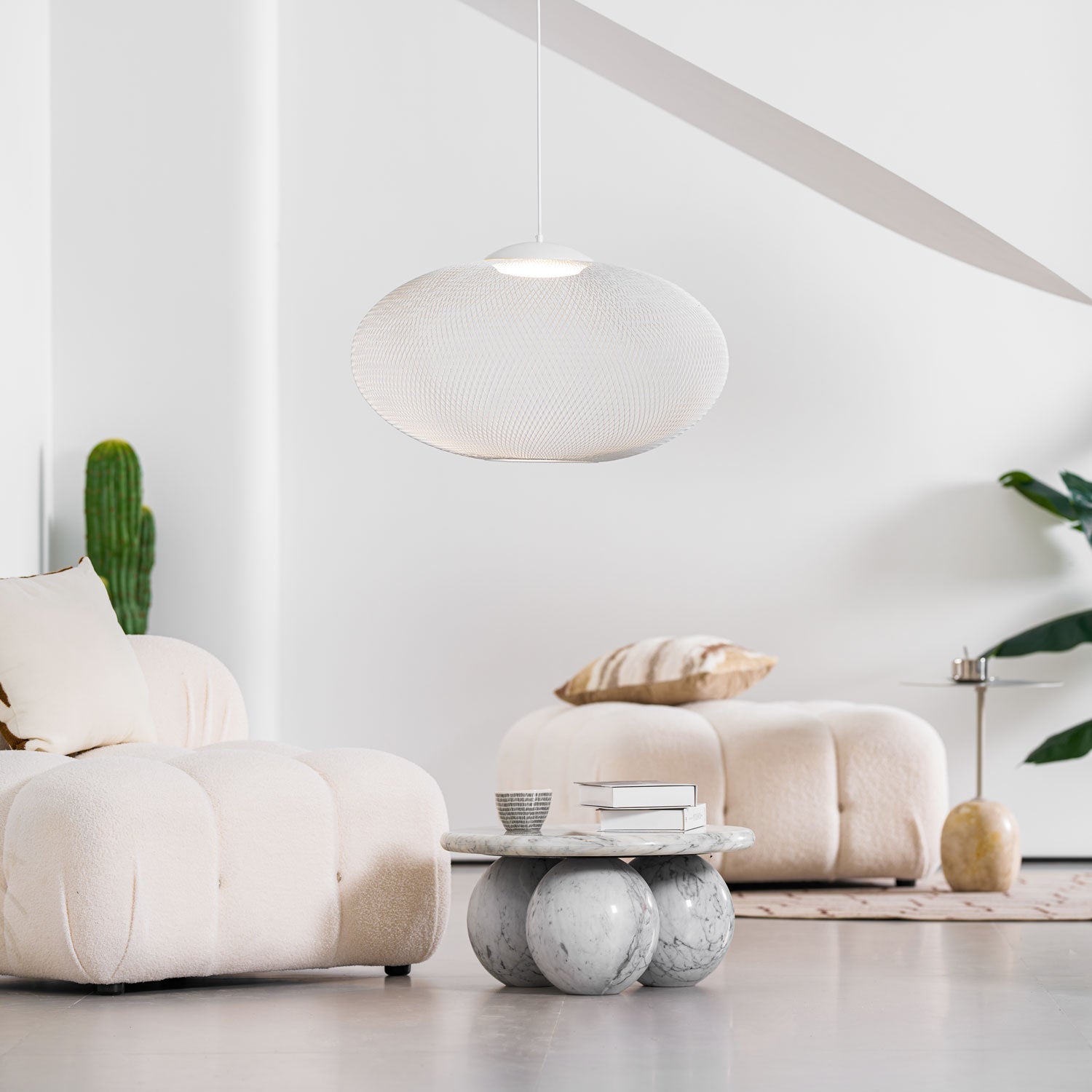Metallic Meshwork Pendant Lamp - Blowlighting