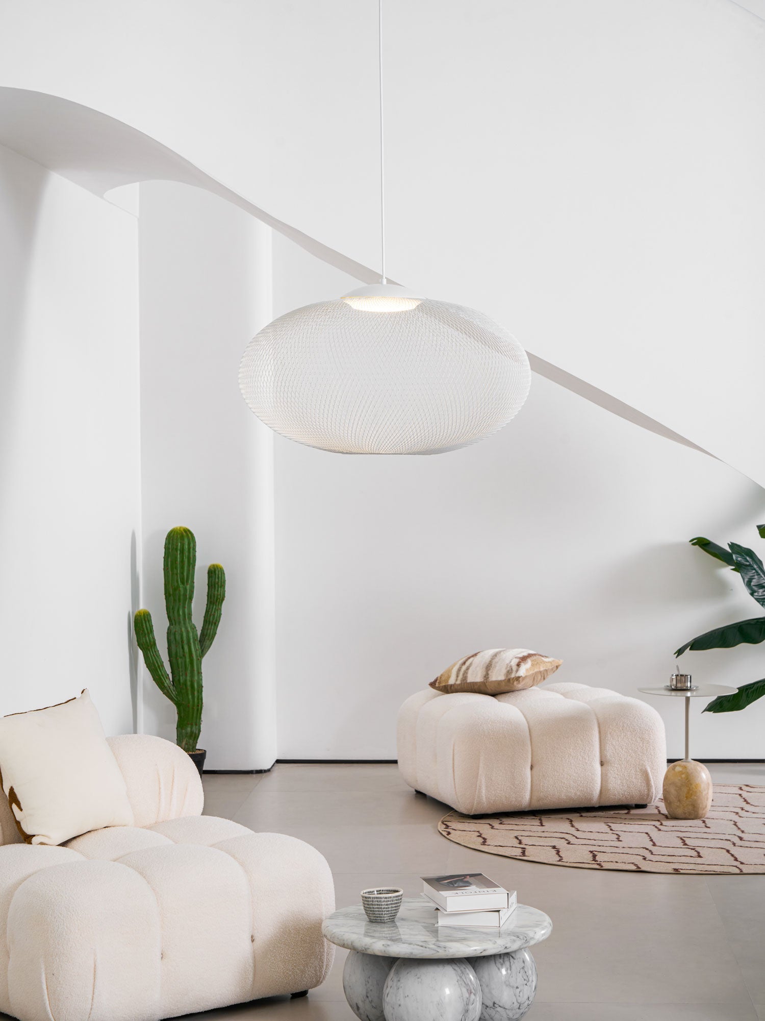Metallic Meshwork Pendant Lamp - Blowlighting