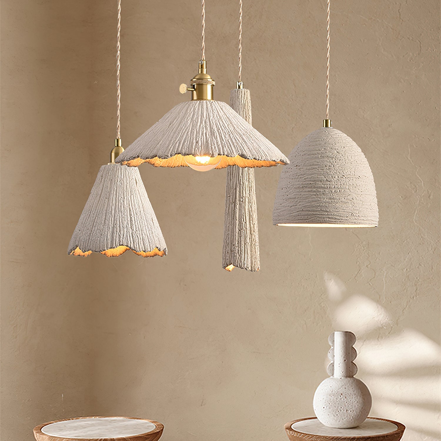 Microcement Pendant Lamp - Blowlighting