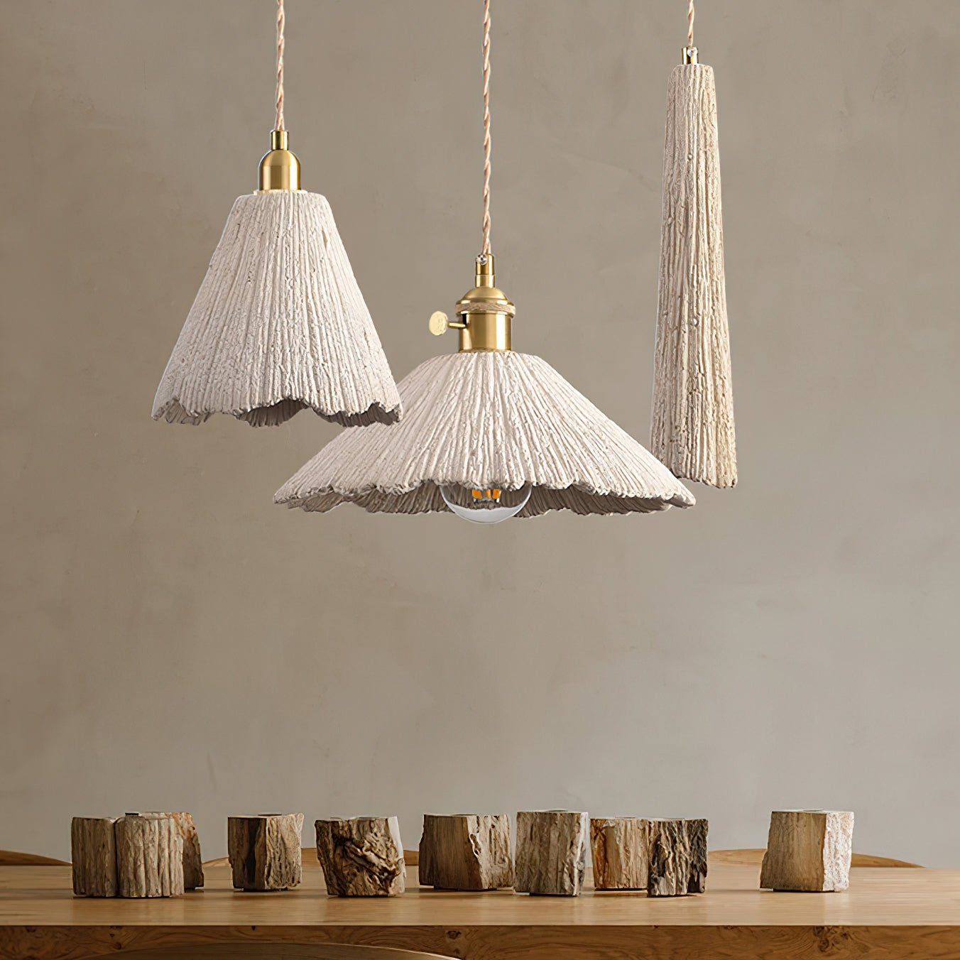 Microcement Pendant Lamp - Blowlighting