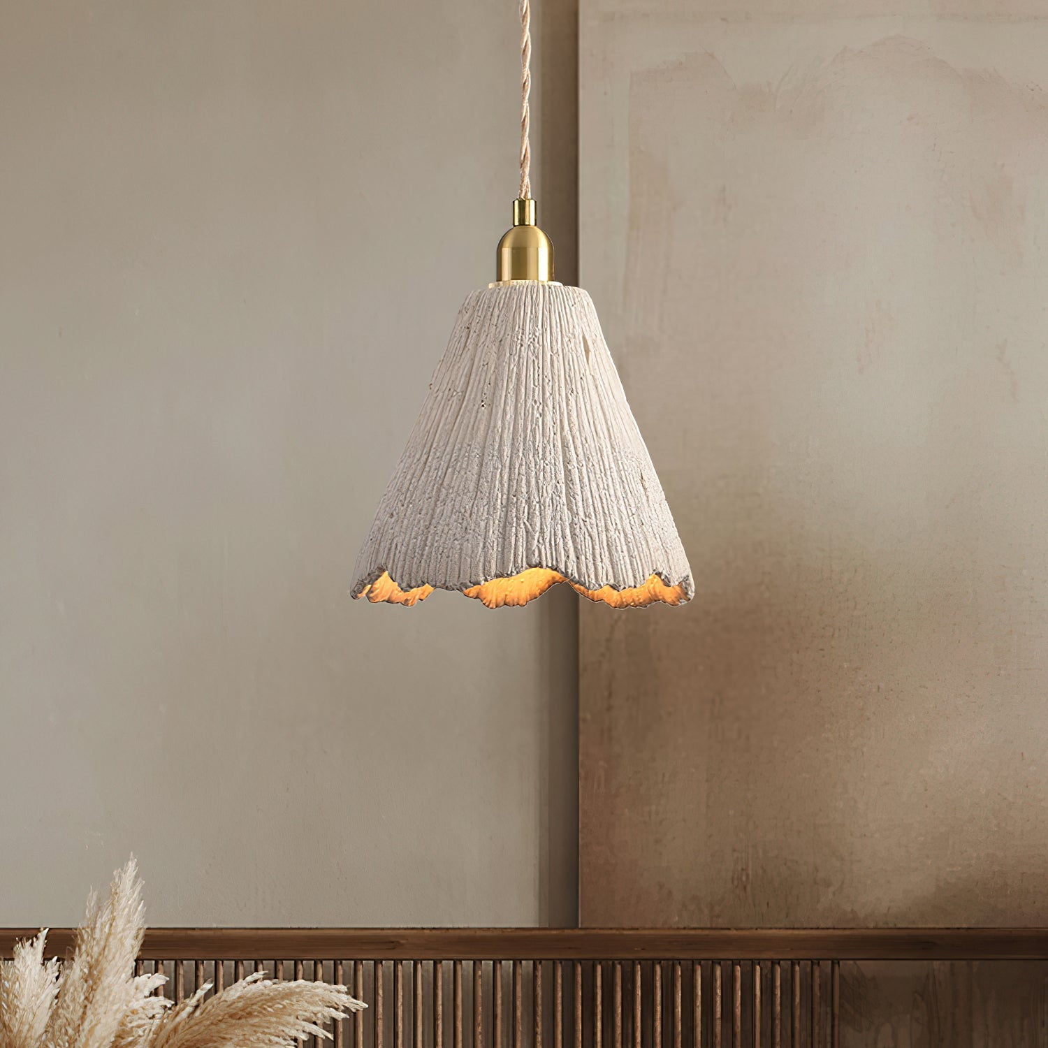 Microcement Pendant Lamp - Blowlighting