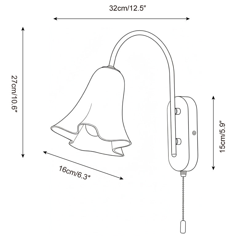 Olyndra Elegant Beige Wall Lamp