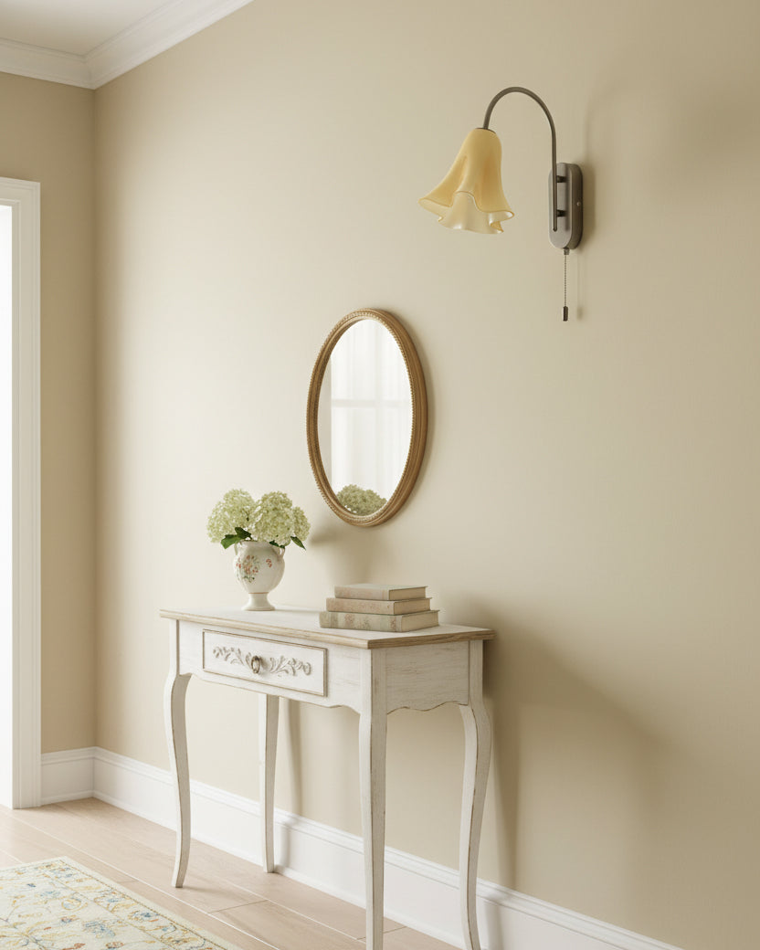 Olyndra Elegant Beige Wall Lamp