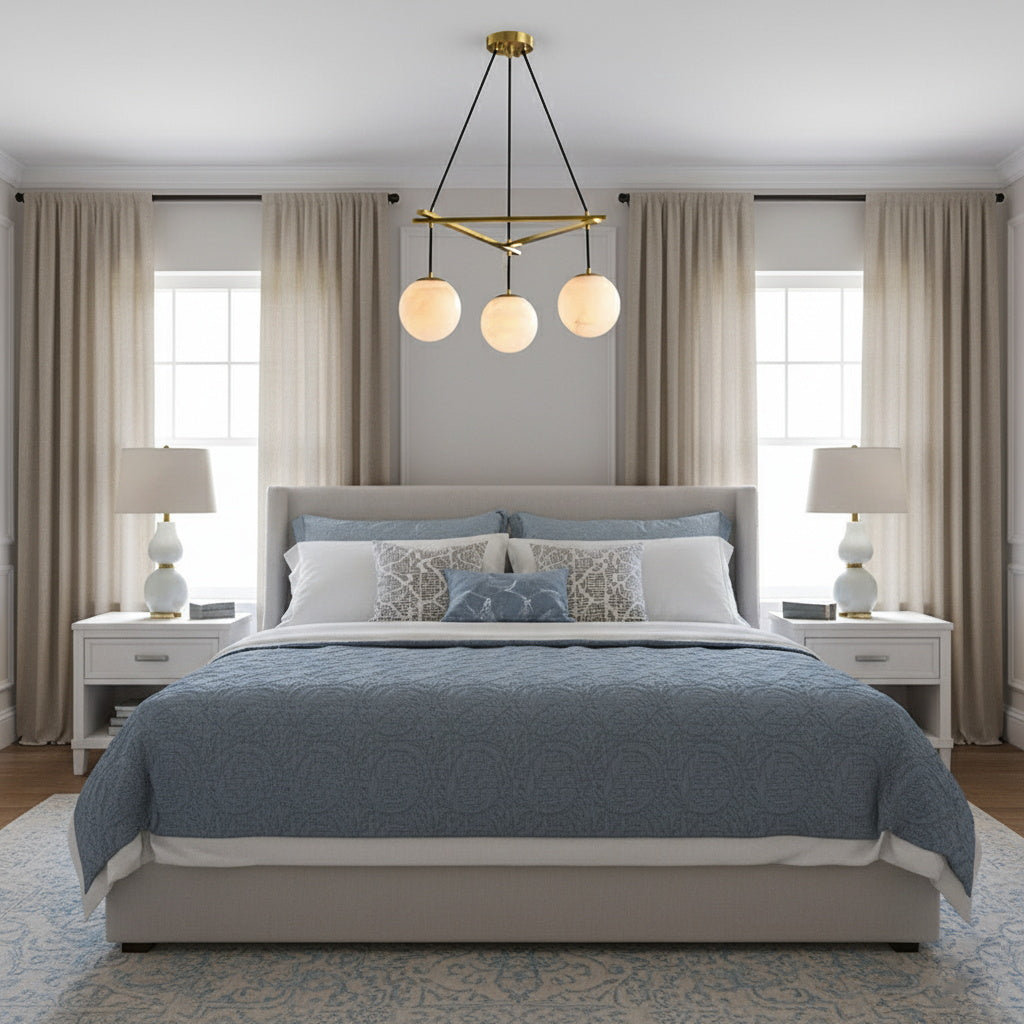 Miira Wabi-Sabi Alabaster Chandelier