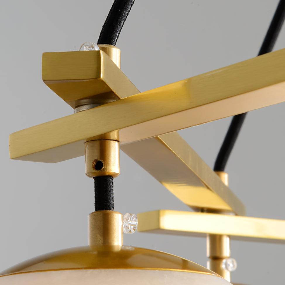 Lunara Alabaster Chandelier Light - Blowlighting
