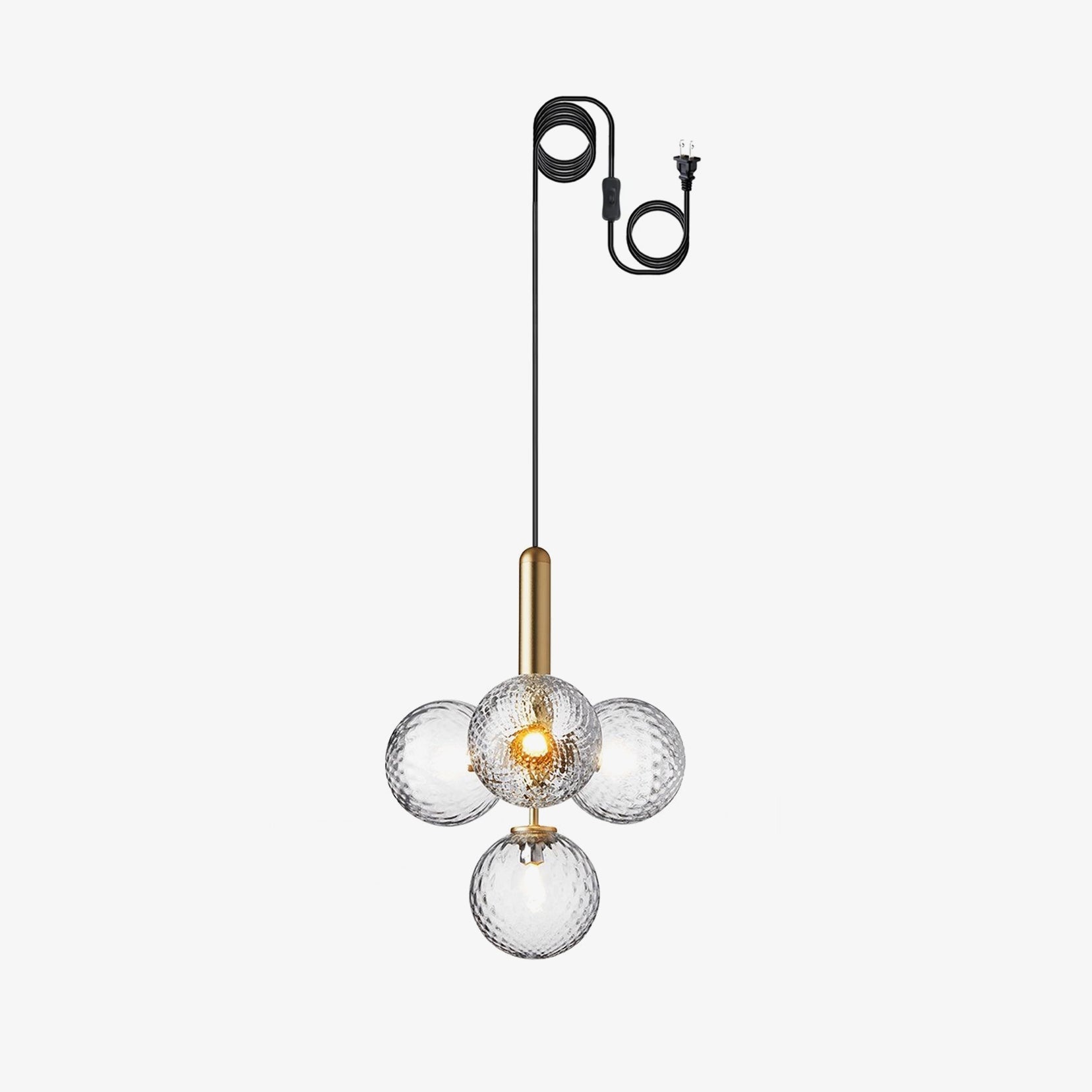 Elysian Glow Pendant Swag Light - Blowlighting