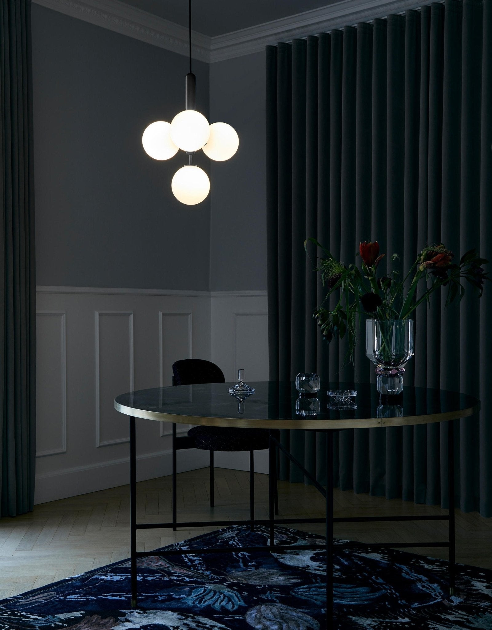 Elysian Glow Pendant Swag Light - Blowlighting