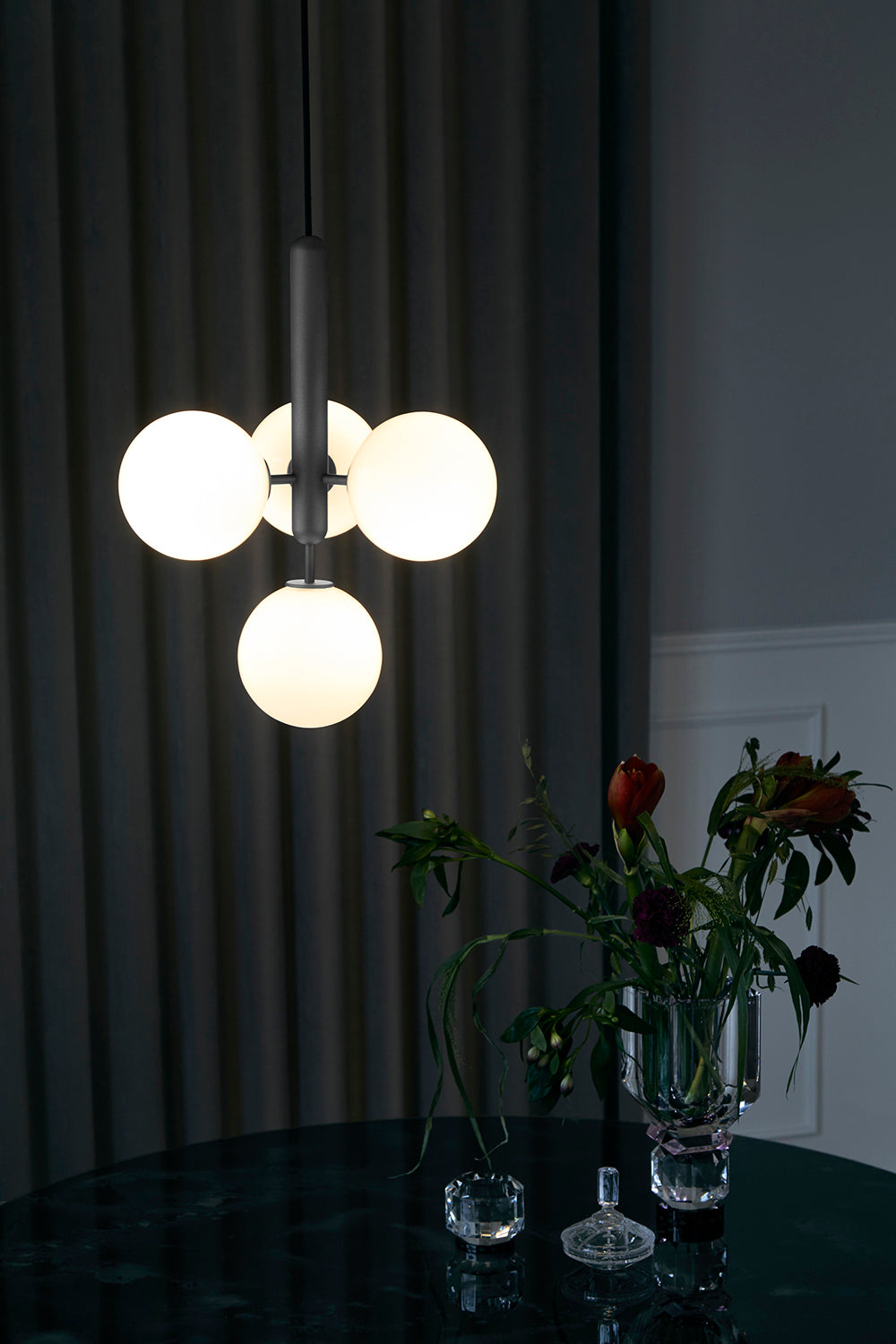 Elysian Glow Pendant Swag Light - Blowlighting