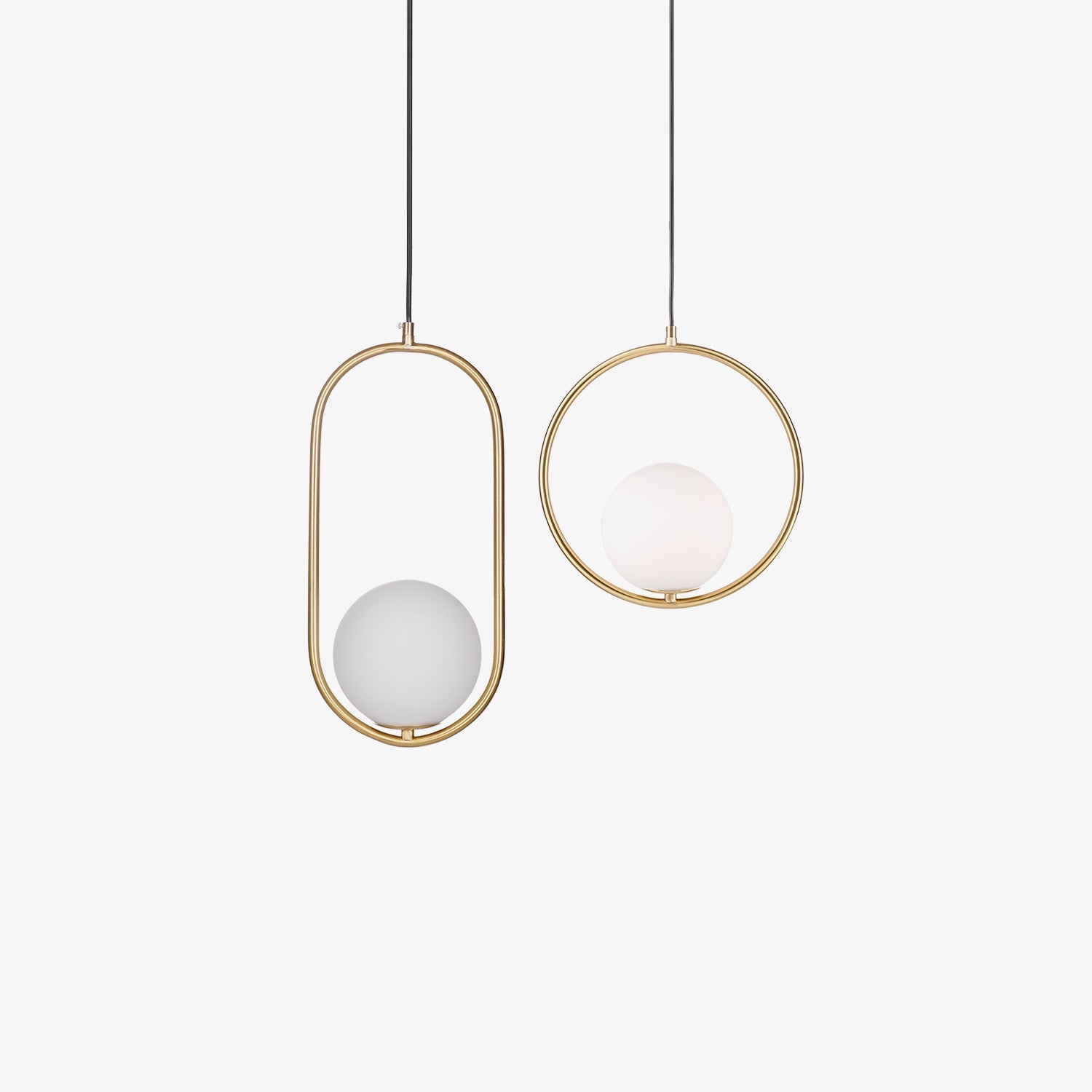 Mila Brass Pendant Swag Light - Blowlighting