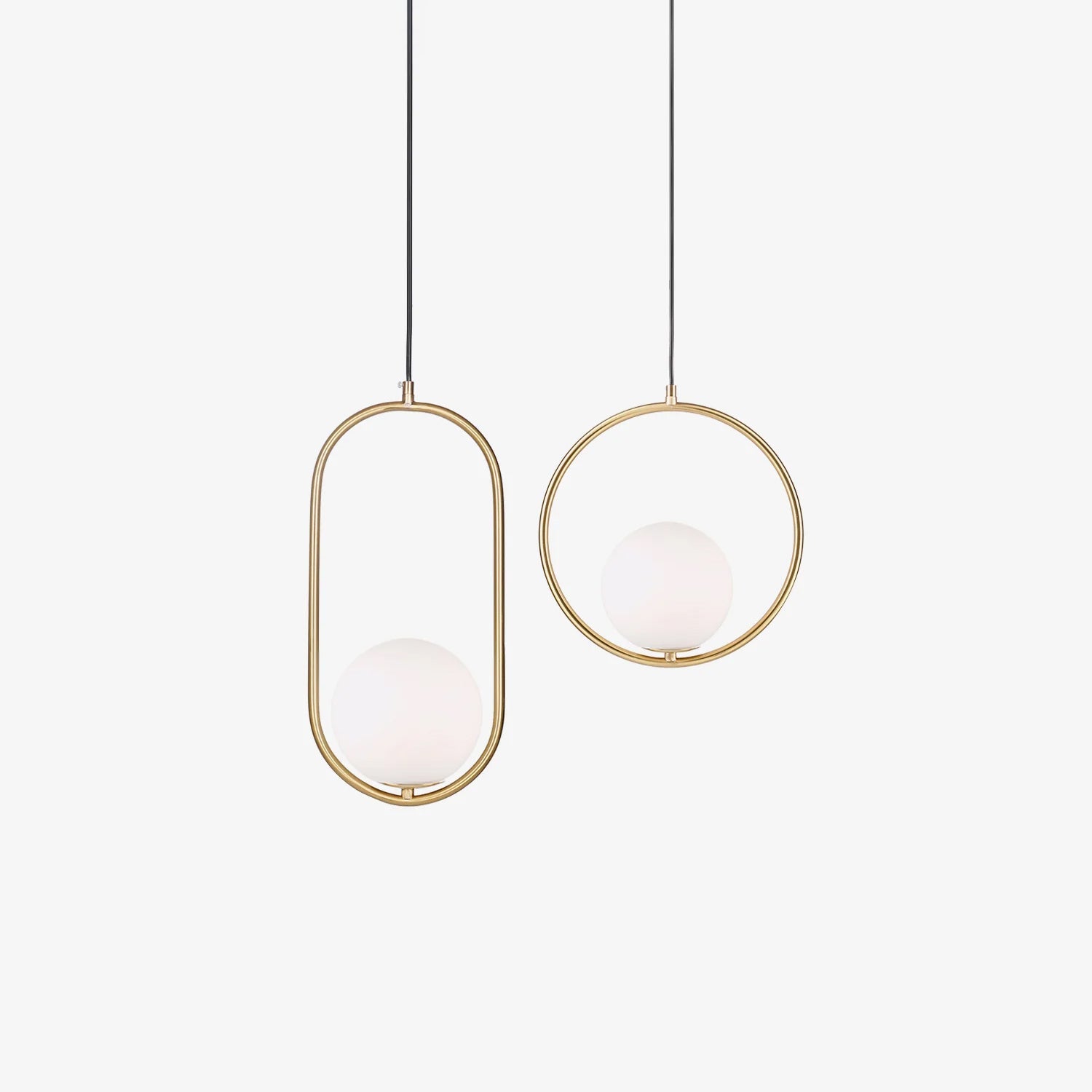 Mila Brass Pendant Swag Light - Blowlighting