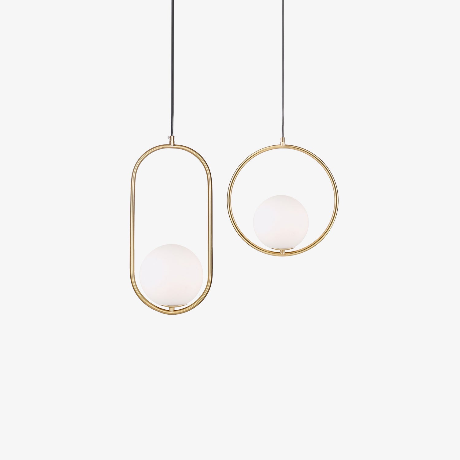 Mila Brass Pendant Swag Light - Blowlighting