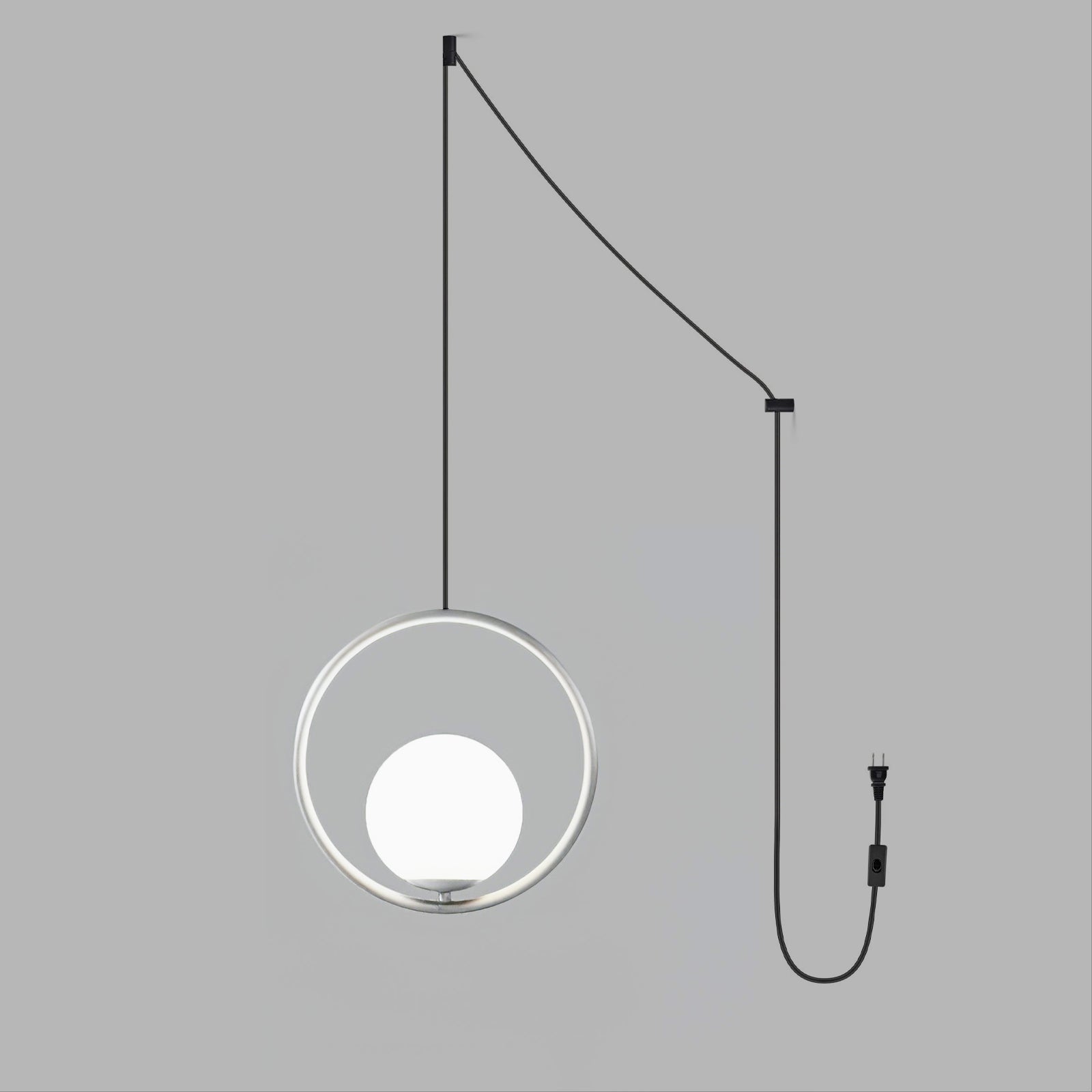 Mila Brass Pendant Swag Light - Blowlighting