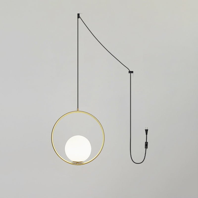 Mila Brass Pendant Swag Light - Blowlighting