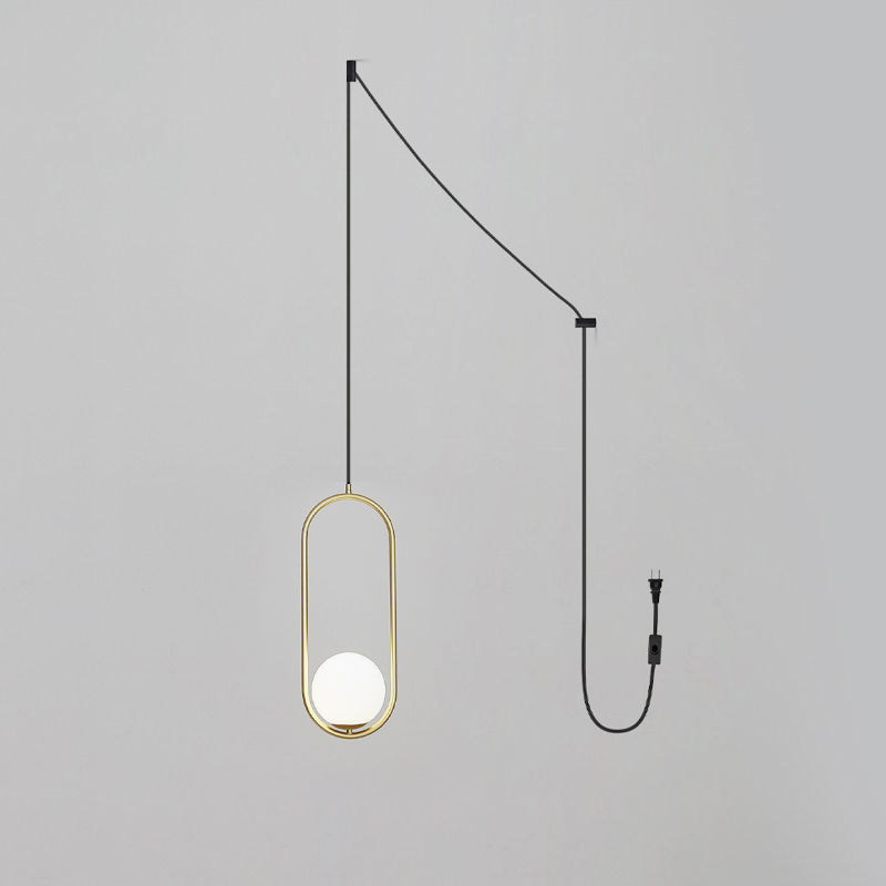 Mila Brass Pendant Swag Light - Blowlighting