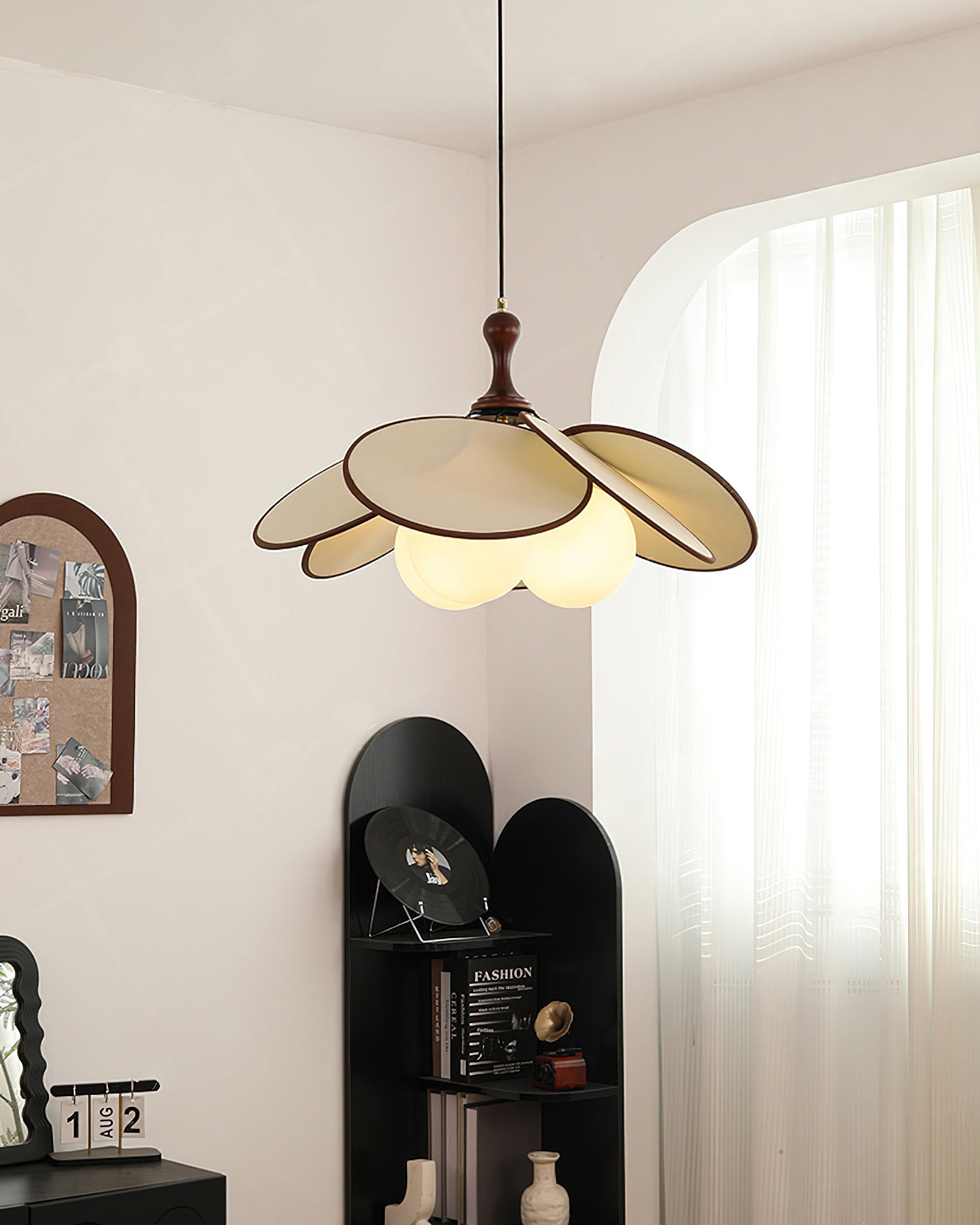 Miley Wabi-Sabi Fabric Pendant Light