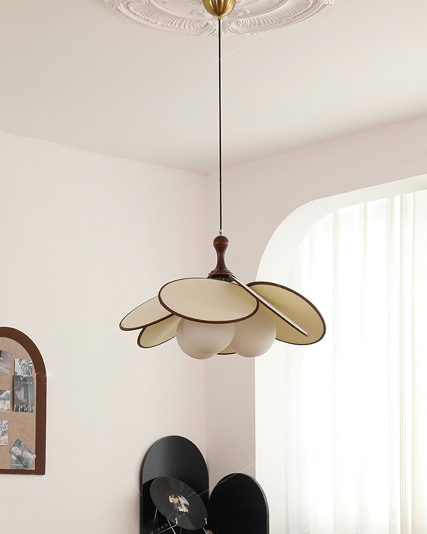 Miley Wabi-Sabi Fabric Pendant Light