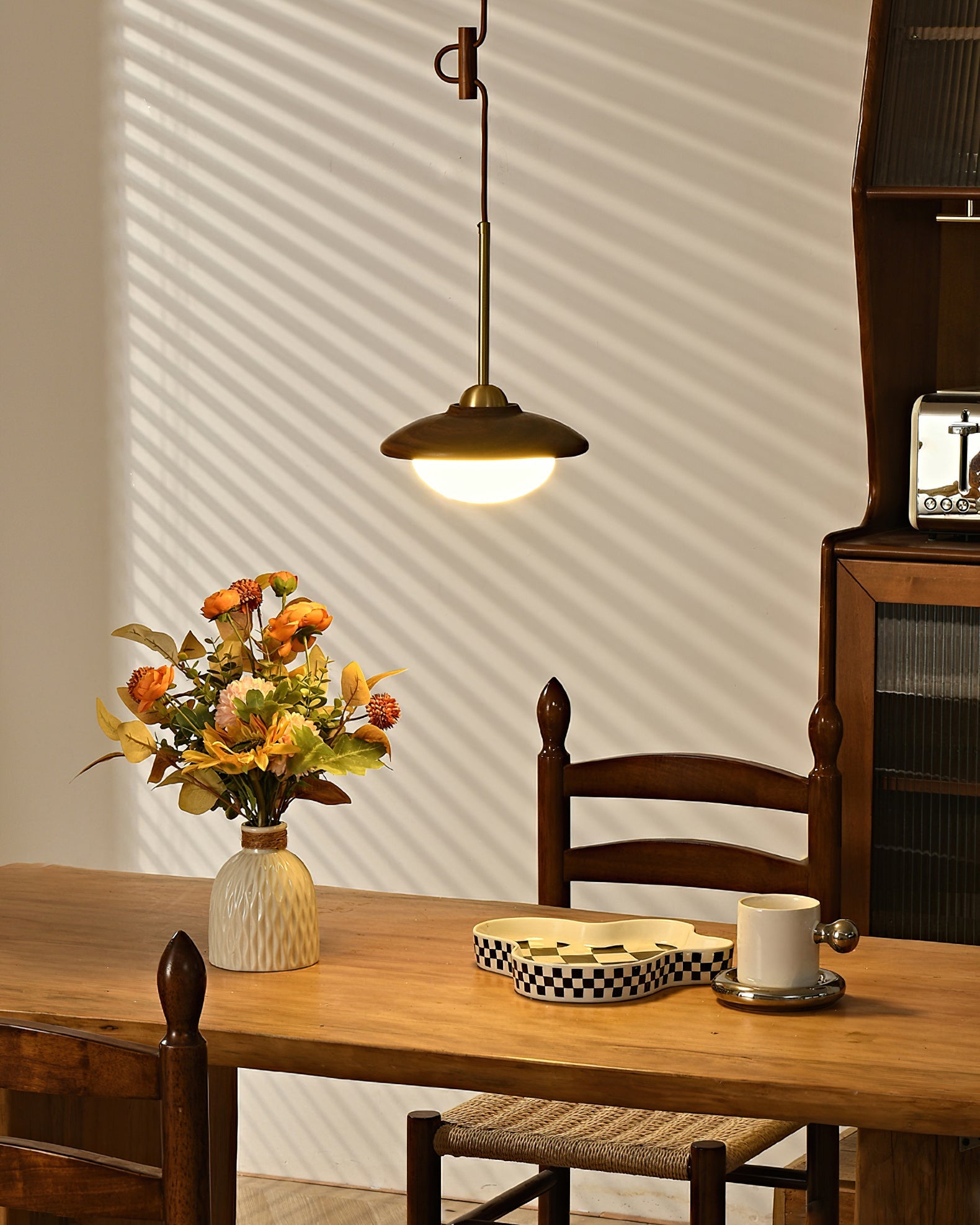 Milivia Wabi-Sabi Wood Pendant Light