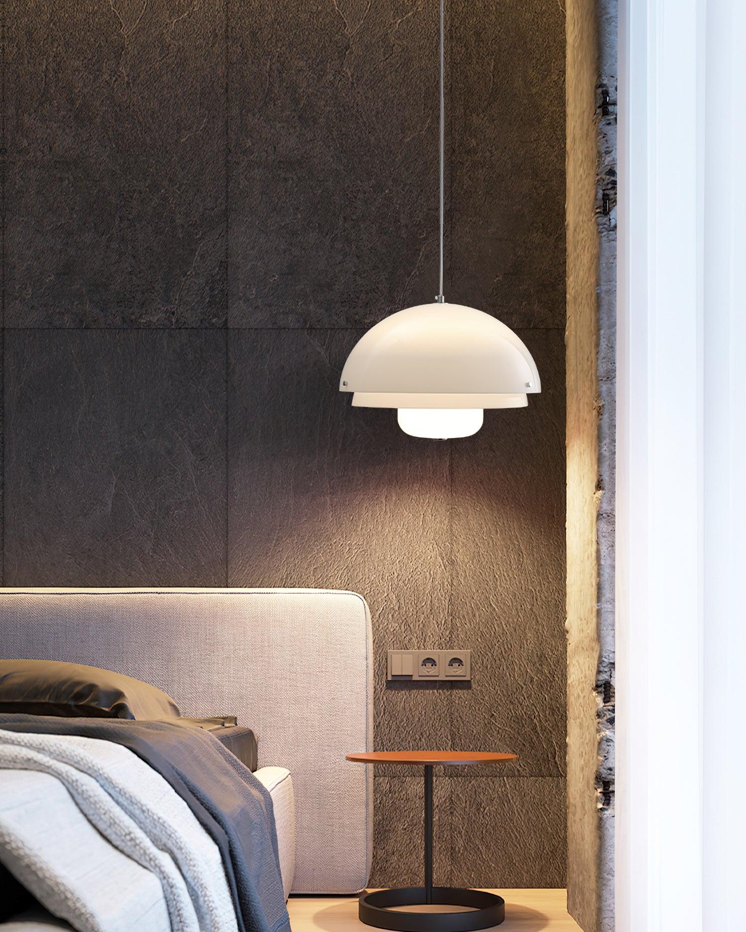 Milk White Layer Pendant Lamp - Blowlighting