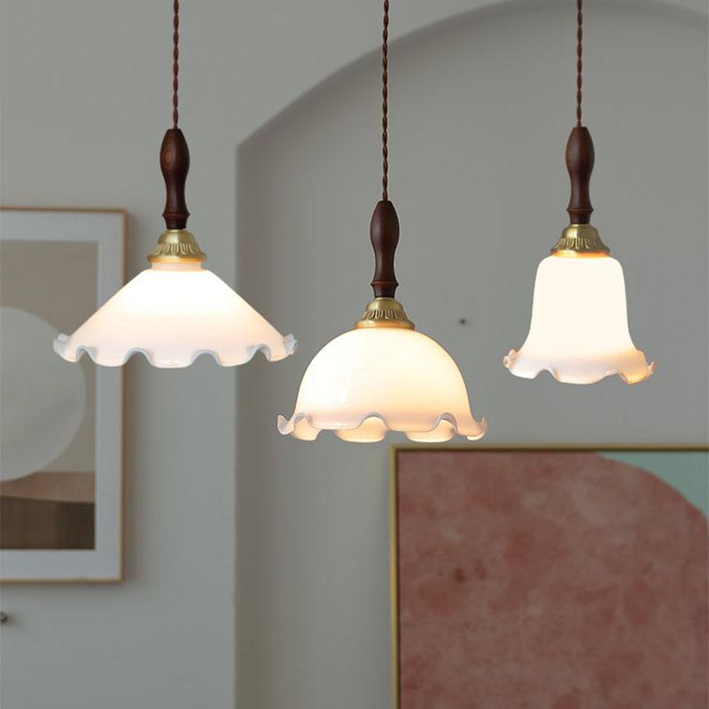 Milky Flower Pendant Light - Blowlighting