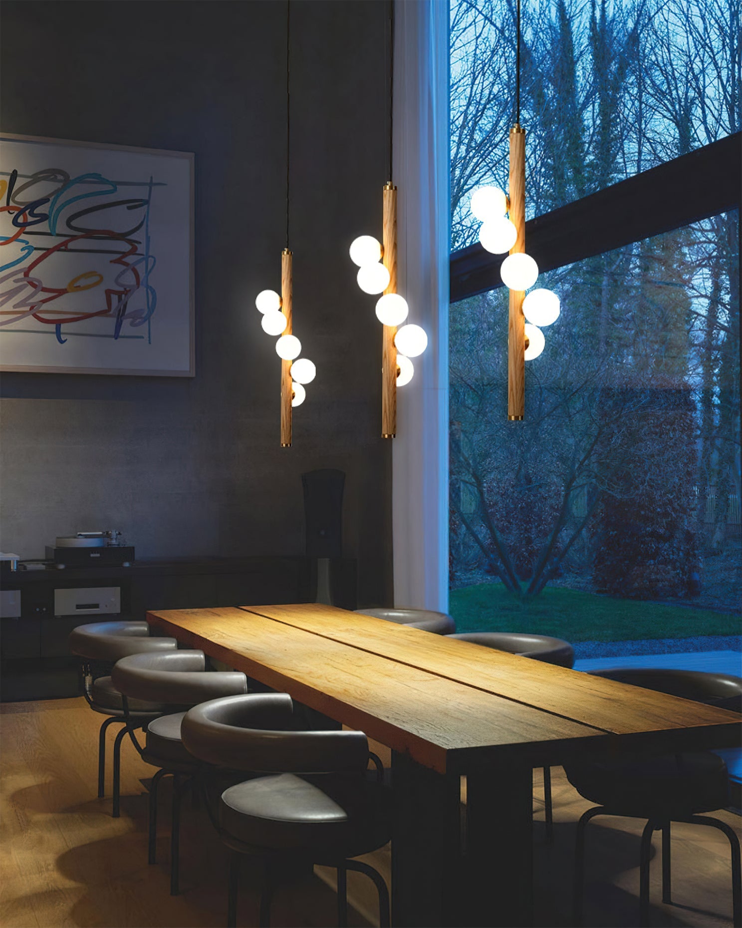 Miller Modern Wood Pendant Light
