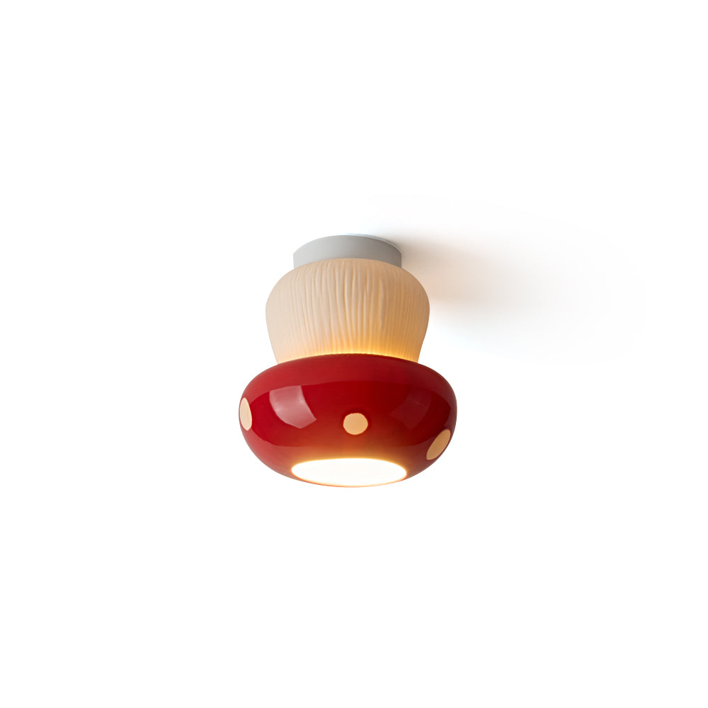 Millie Modern Ceramics Mushroom Ceiling Light