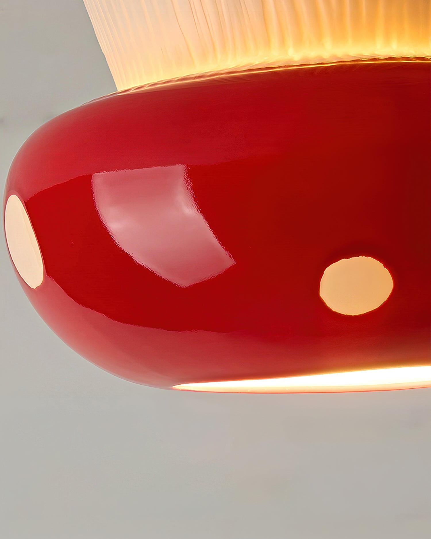 Millie Modern Ceramics Mushroom Ceiling Light