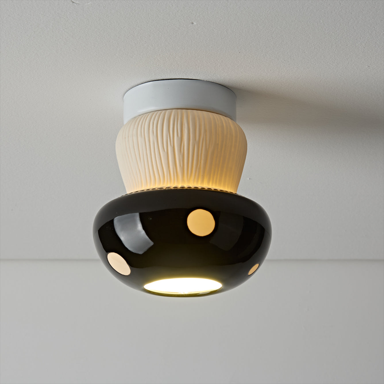 Millie Modern Ceramics Mushroom Ceiling Light