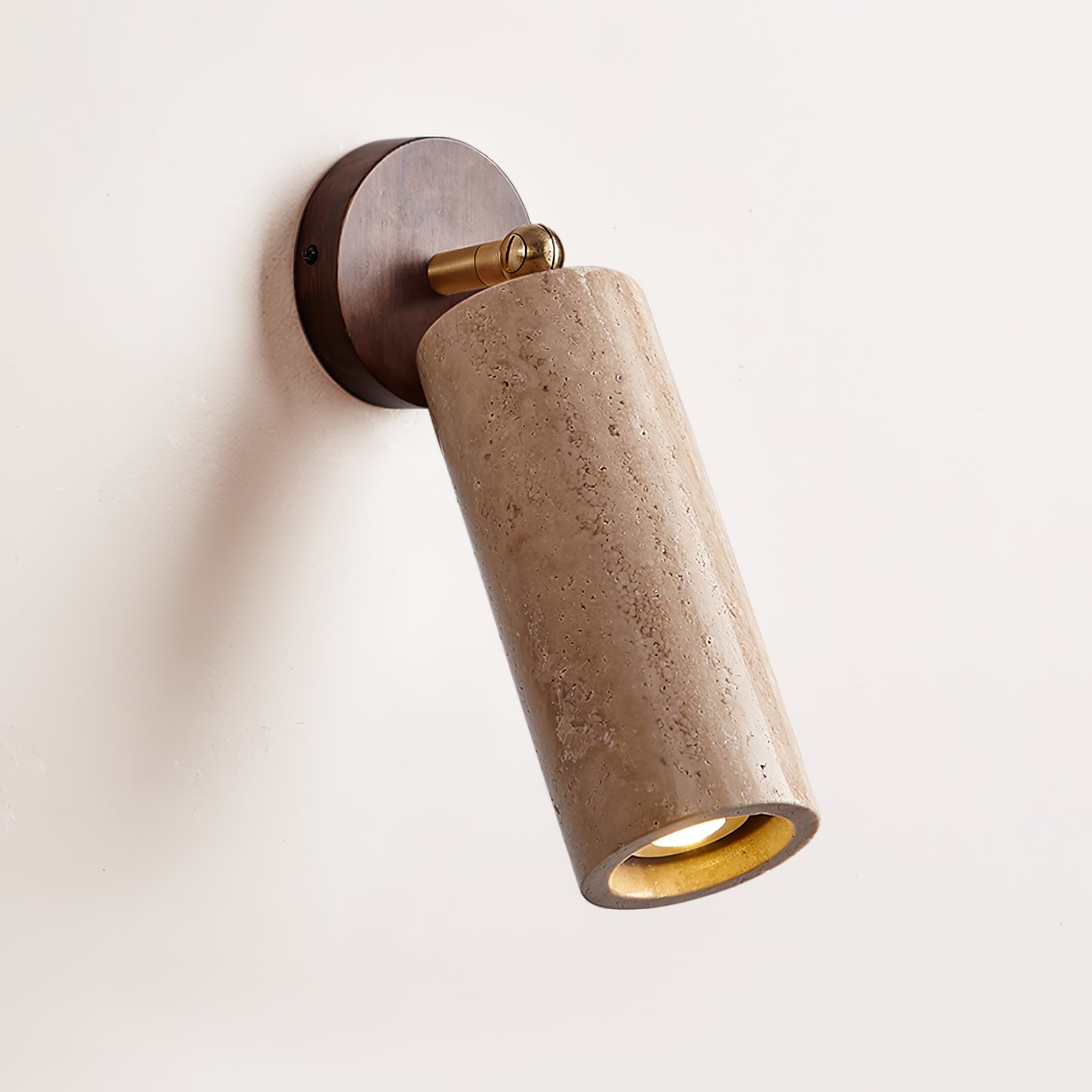Erzorus Minimalist Travertine Wall Light - Blowlighting