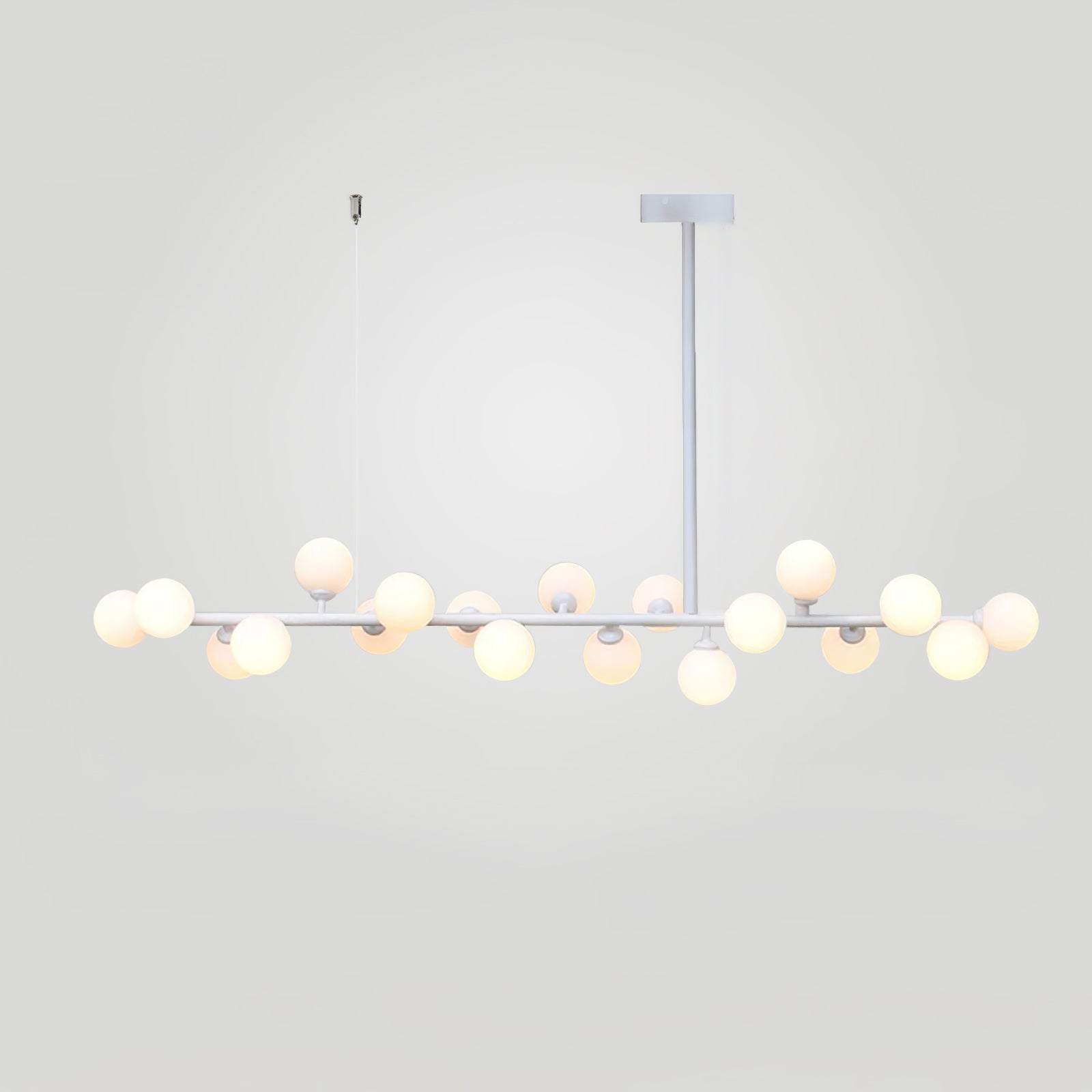 Lumiray Black Linear Globe Pendant Light - Blowlighting