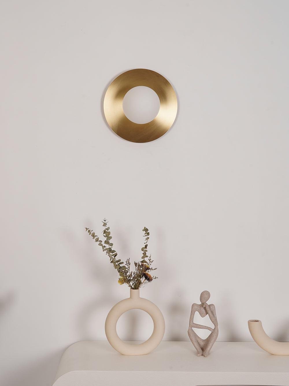 Round Glass Art Wall Lamp - Blowlighting