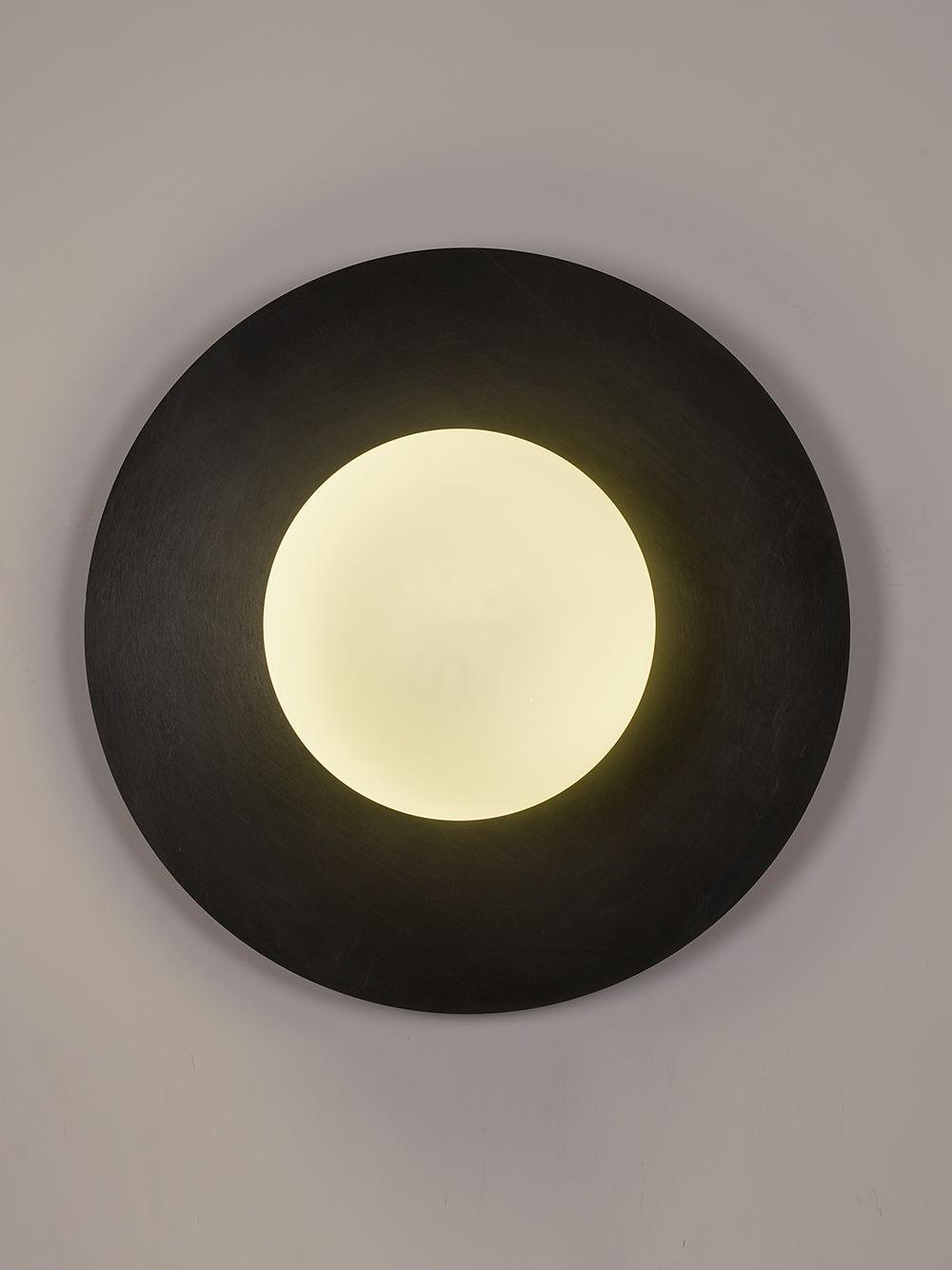 Round Glass Art Wall Lamp - Blowlighting