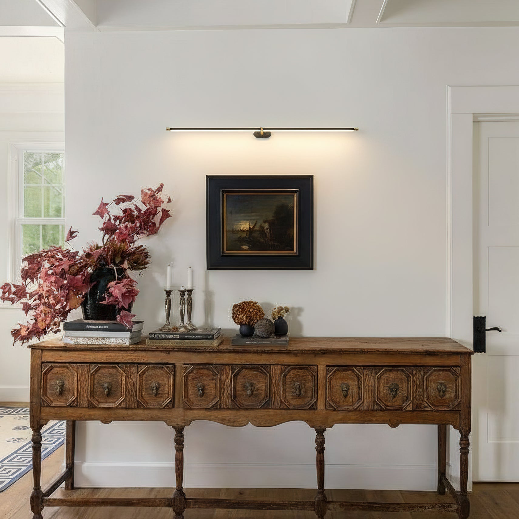 Minimalist Aluminium Scandinavian Linear Rechargeable Wall Light