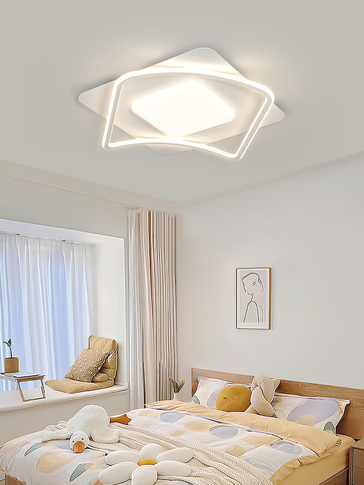 Minimalist Geometry LED Ceiling Light - Blowlighting