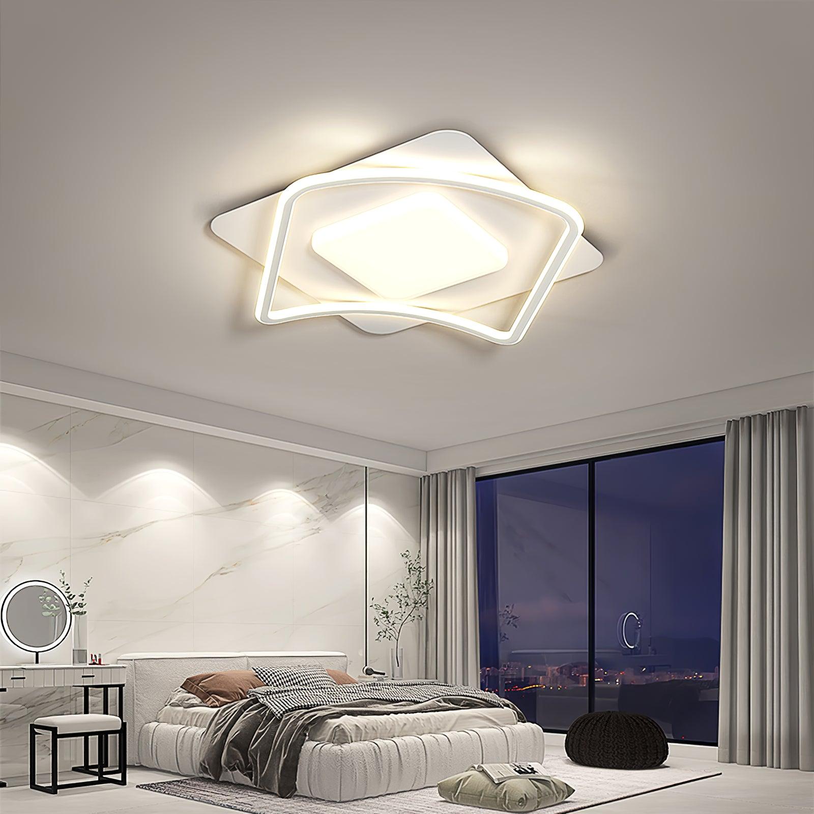 Minimalist Geometry LED Ceiling Light - Blowlighting