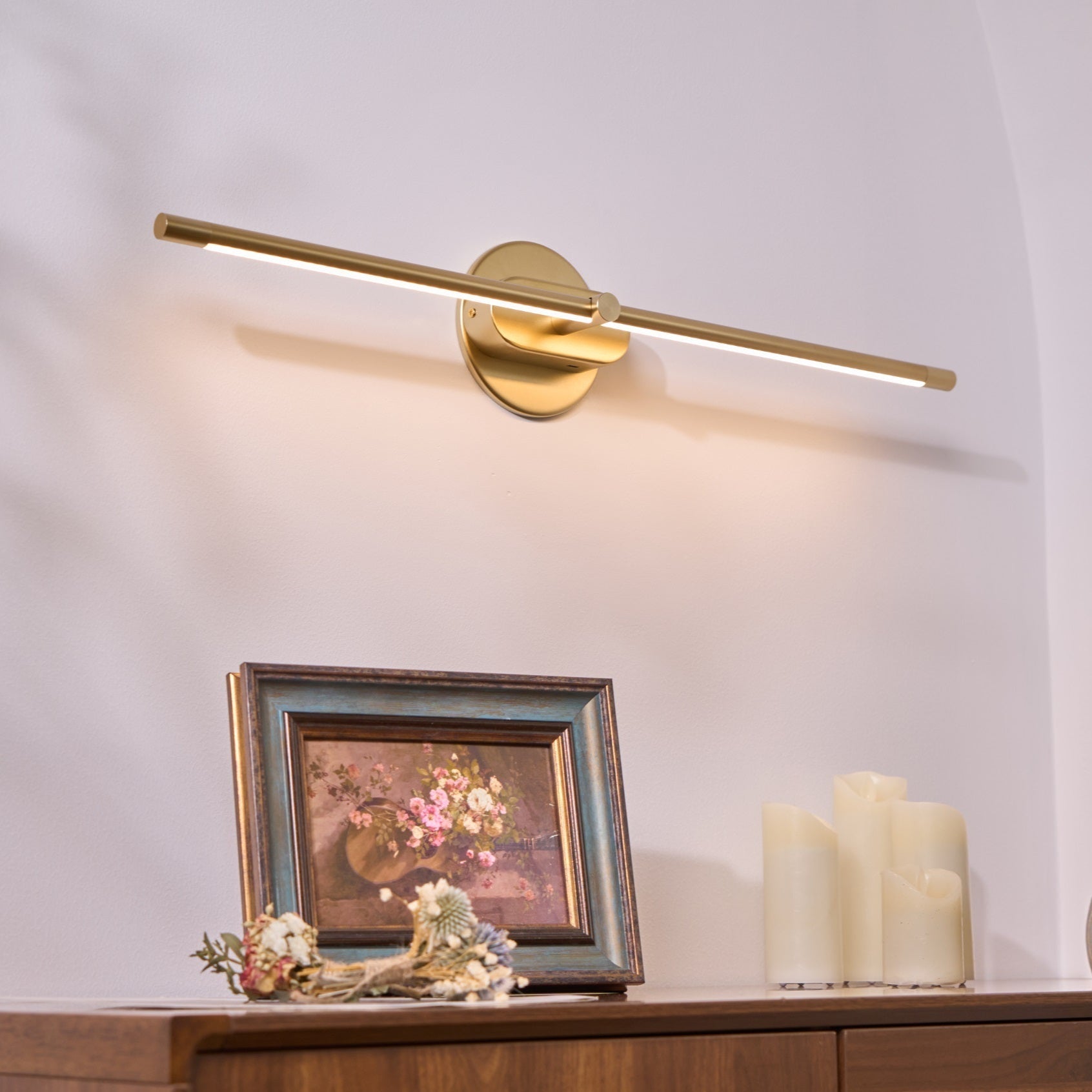 Minimalist Linear Rechargeable Wall Lamp - Blowlighting