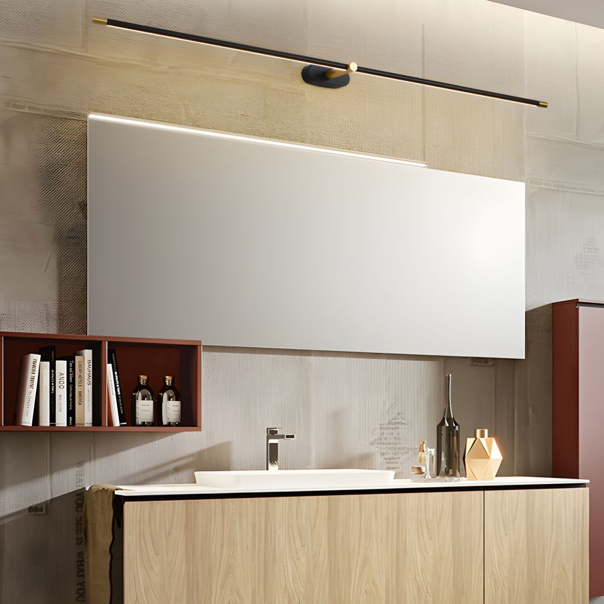 Minimalist Linear Rechargeable Wall Lamp - Blowlighting
