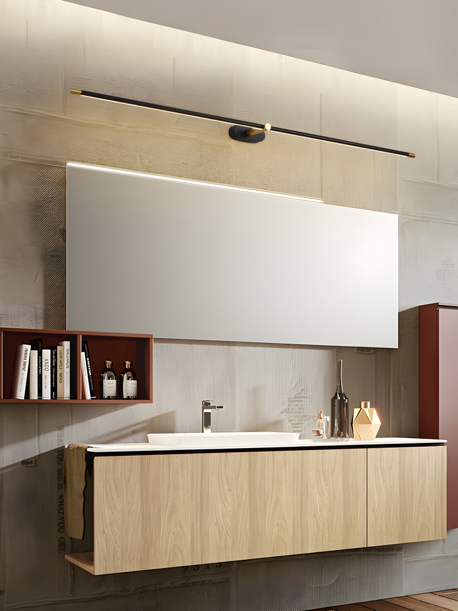 Minimalist Linear Rechargeable Wall Lamp - Blowlighting